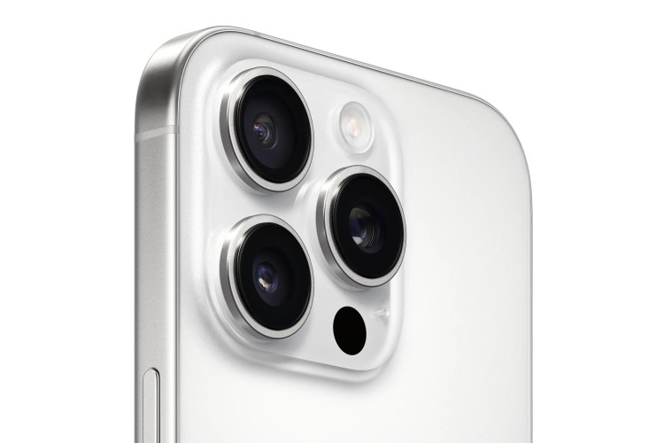 چینش دوربین آیفون 16پرو رنگ سفید