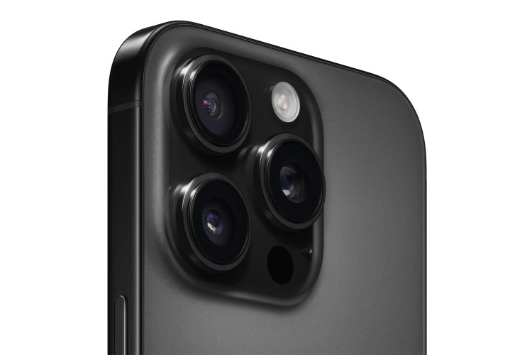 چینش دوربین آیفون 16پرو رنگ مشکی