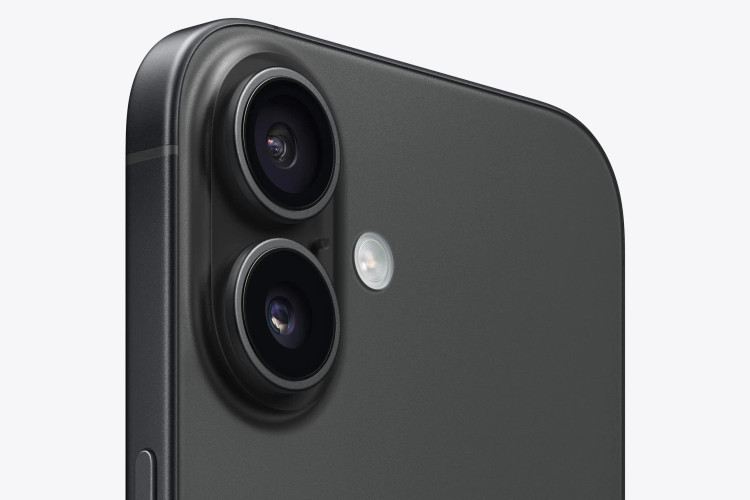 چینش دوربین های آیفون 16 ch رنگ مشکی