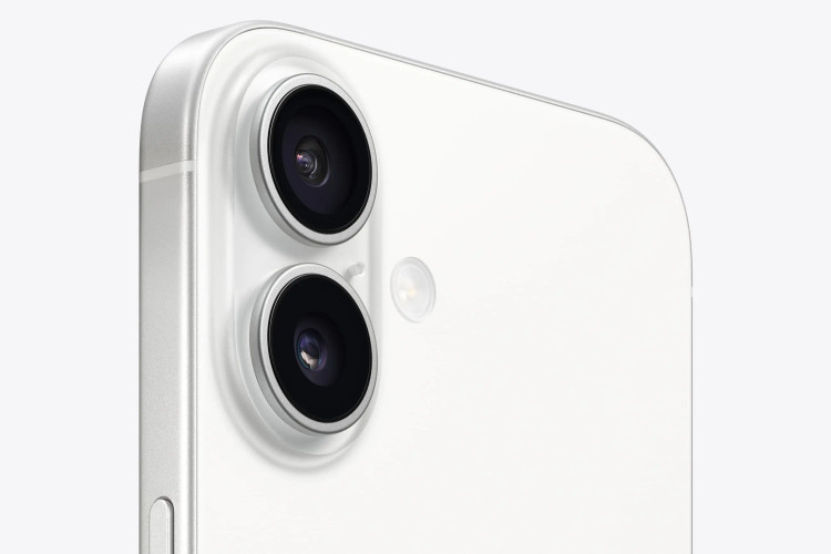 چینش دوربین های آیفون 16 ch رنگ سفید